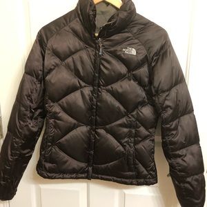 Brown The North Face Puffer Jacket